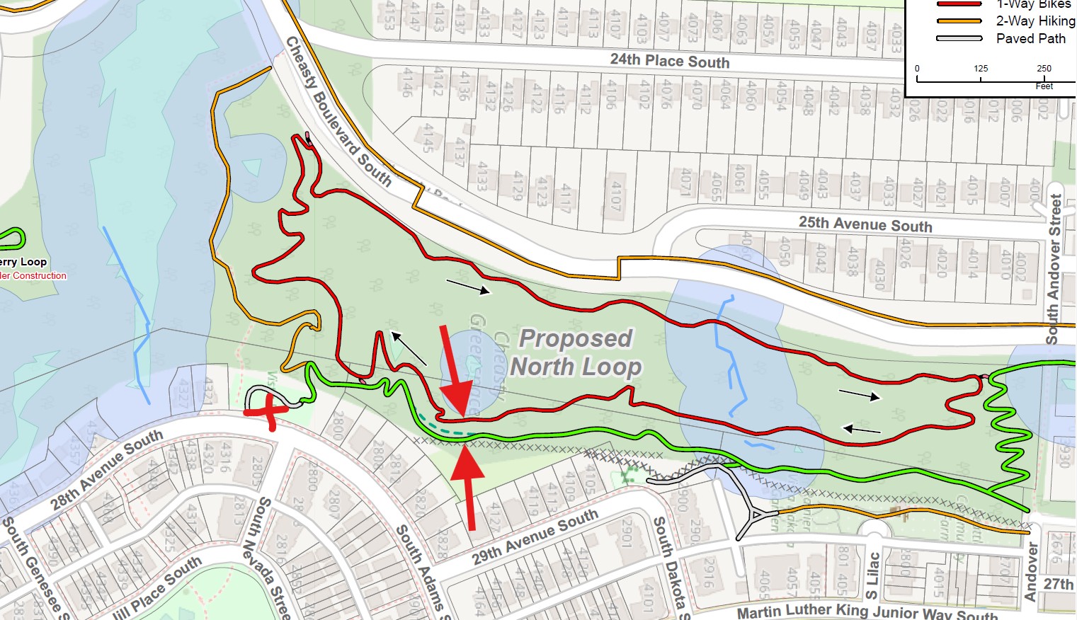 Bridge locations