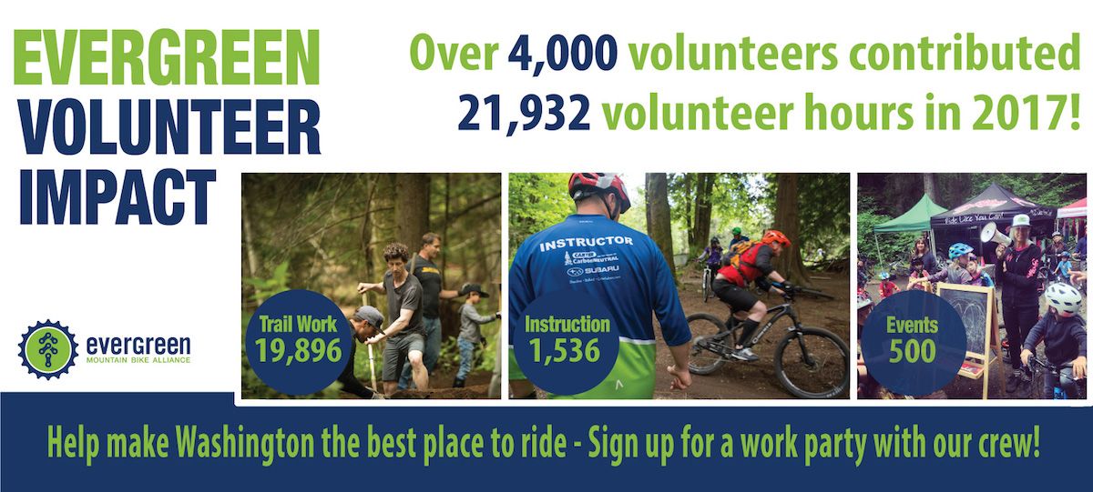 Evergreen Volunteer Impact in Numbers