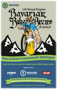 Bavarian Bike and Brew Day Poster