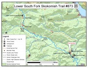 Lower Skokomish Trail map