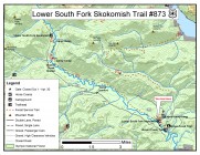 Lower Skokomish Trail map