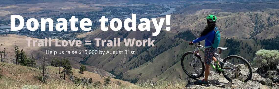 donate page header - youth rider on trail